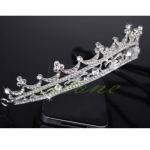 Wedding Bridal Princess Austrian Stunning Crystal Hair Tiara Crown Veil Headband